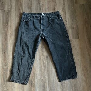 Big & Tall Great Northwest Clothing Company Black Acid Wash Denim Jeans Sz 40x30